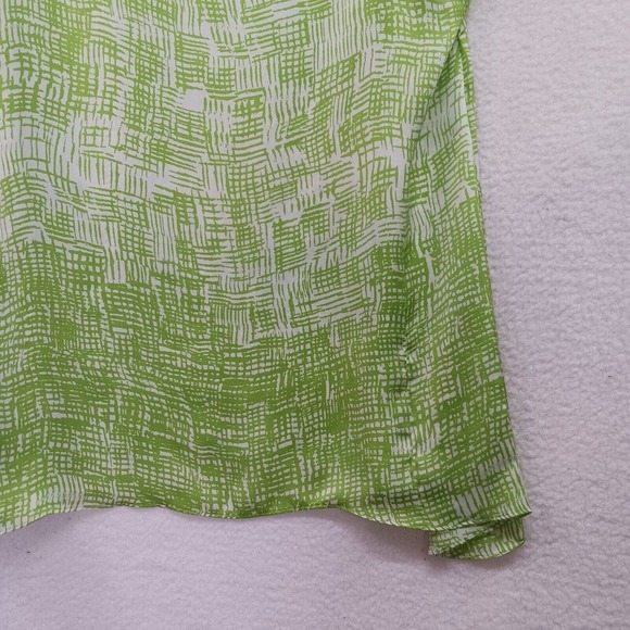 CATO Woman Sleeveless Blouse - 18/20W Embellished Neckline Sharkbite Green - Picture 8 of 10